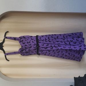 MANEATER SWING DRESS IN BAT PRINT - VIXEN BY MICHELINE PITT